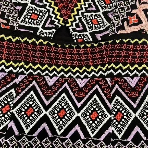 [US0]  Anthropologie Akemi + Kin Boho Geo-Embroidered Column Dress - Picture 4 of 12